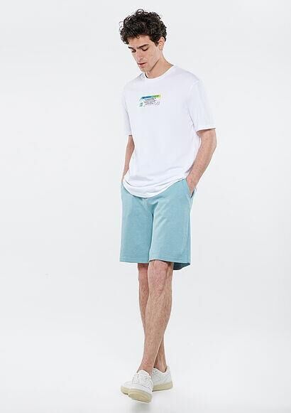 MAVİ ERKEK ÖRME ŞORT Taş Mavi 066935-70838 MAVİ - S