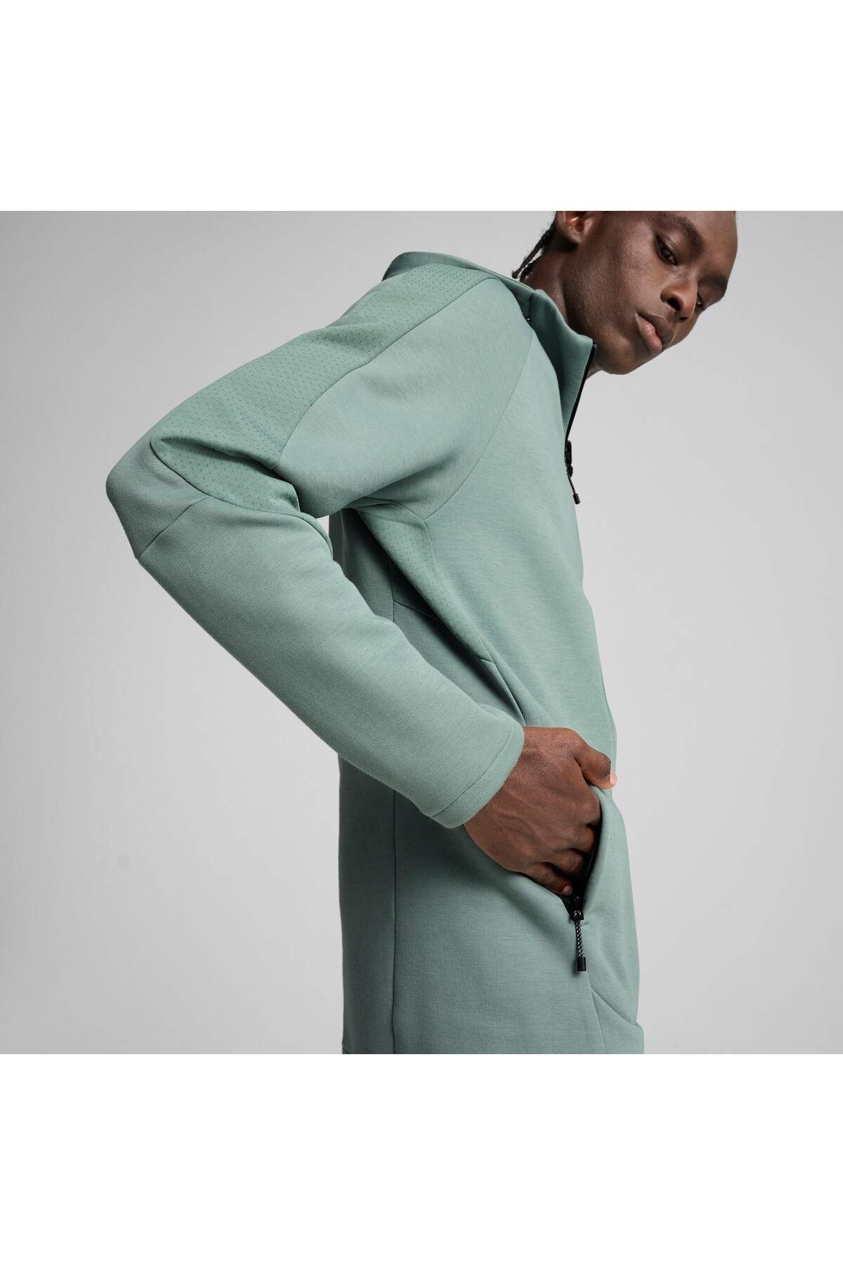PUMA ERKEK EVOSTRIPE FULL-ZİP HOODİE EŞOFMAN ÜST 68461330