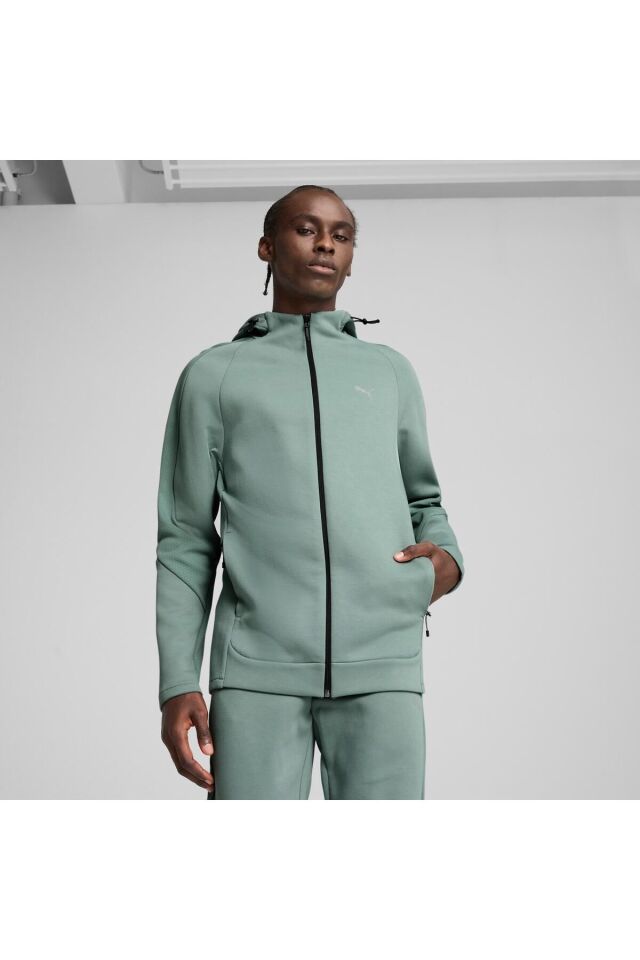 PUMA ERKEK EVOSTRIPE FULL-ZİP HOODİE EŞOFMAN ÜST 68461330