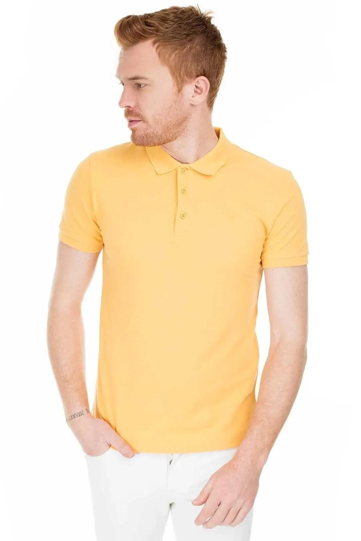 CAZADOR ERKEK 4613 POLO PİKE T-SHIRT 23YCEEO04613 HARDAL - L