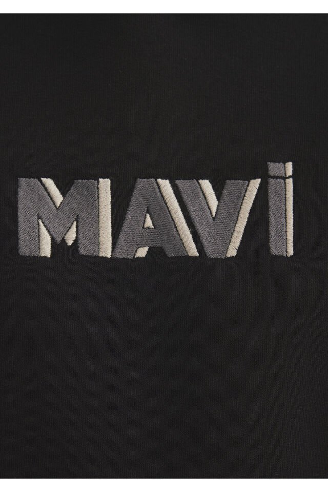 MAVİ ERKEK MAVİ KAPÜŞONLU SWEATSHIRT Siyah 0S10326-900