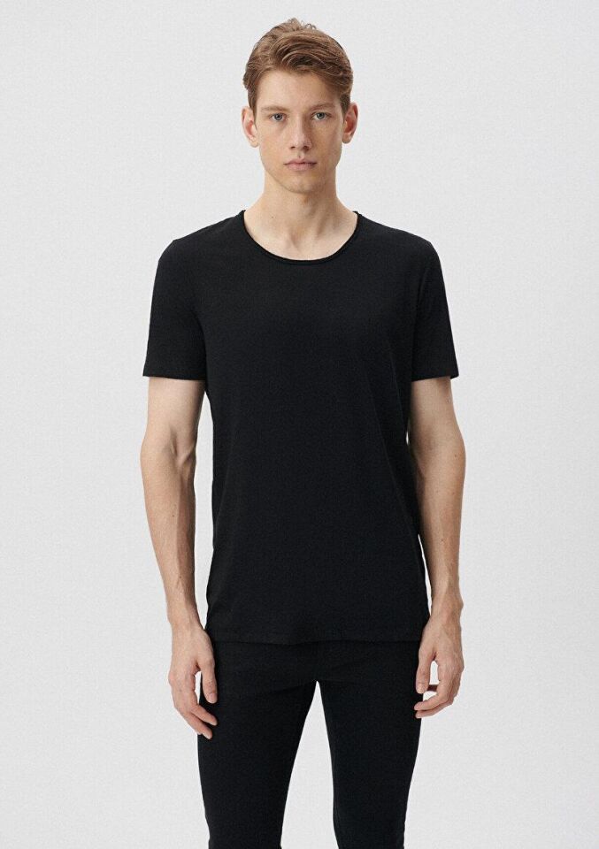 MAVİ ERKEK TİŞÖRT Siyah 064019-20933