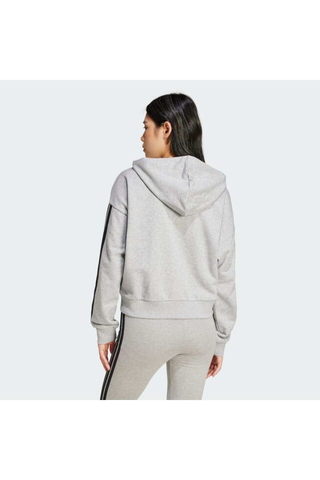ADİDAS KADIN KAPÜŞONLU SWEATSHIRT W 3S FT FZ HD JE0055