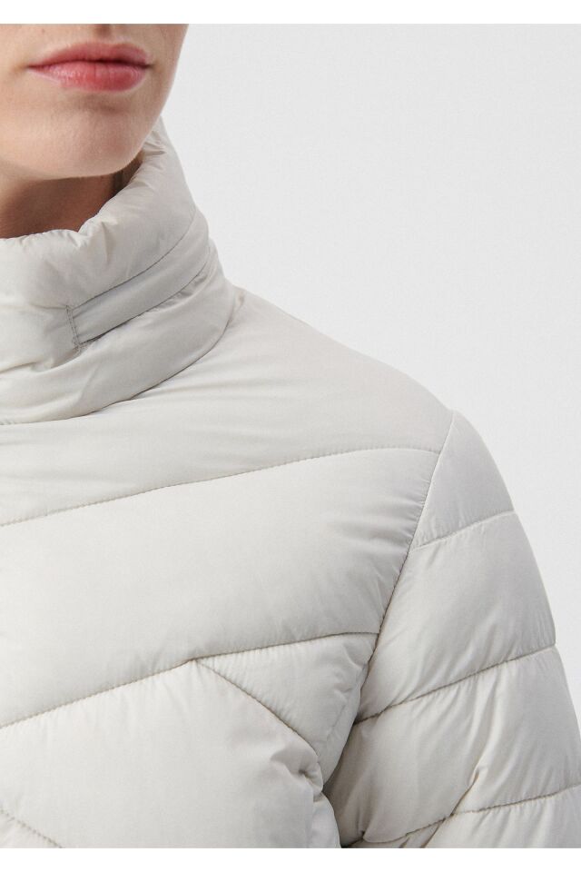 MAVİ KADIN DİK YAKA CEKET Pus Gri 110698-27105 Standart - S