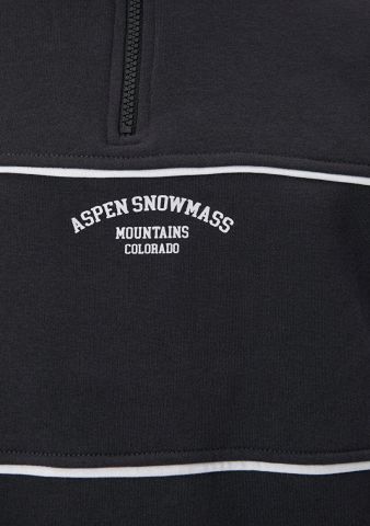 MAVİ KADIN YARIM FERMUARLI SWEATSHIRT Kömür 1S10007-70087