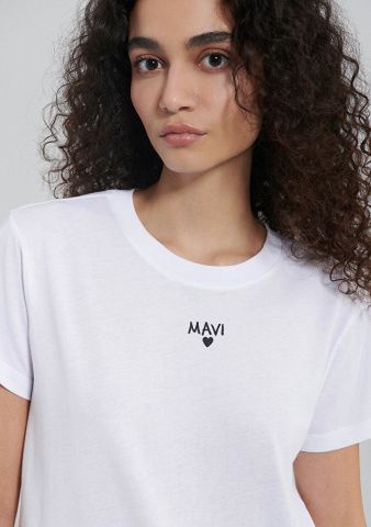 MAVİ KADIN LOGO TIŞORT Beyaz 1612244-620