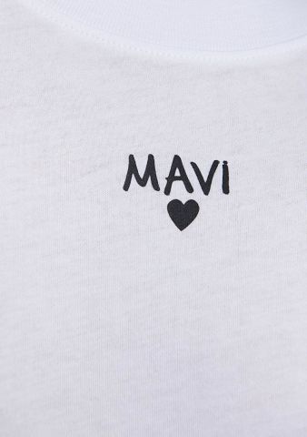 MAVİ KADIN LOGO TIŞORT Beyaz 1612244-620
