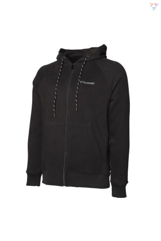 HUMMEL ERKEK FERMUARLI HOODIE HMLWESLEY ZIP HOODIE 921739 SİYAH - M