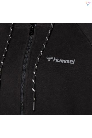 HUMMEL ERKEK FERMUARLI HOODIE HMLWESLEY ZIP HOODIE 921739 SİYAH - M