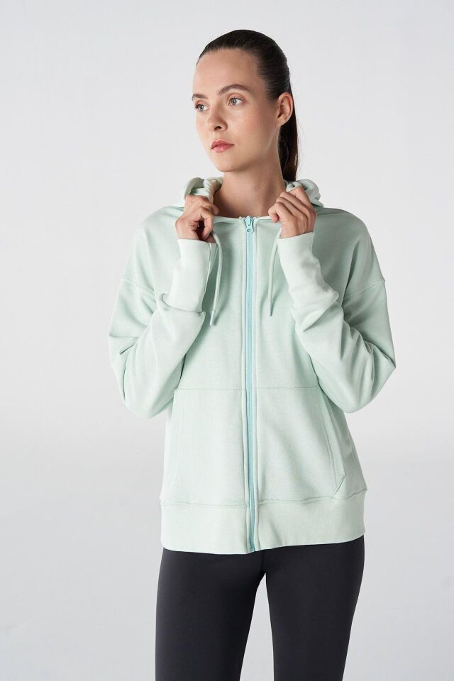 HUMMEL KADIN FERMUARLI HOODIE hmlT-IC ICONA ZIP HOODIE 921774