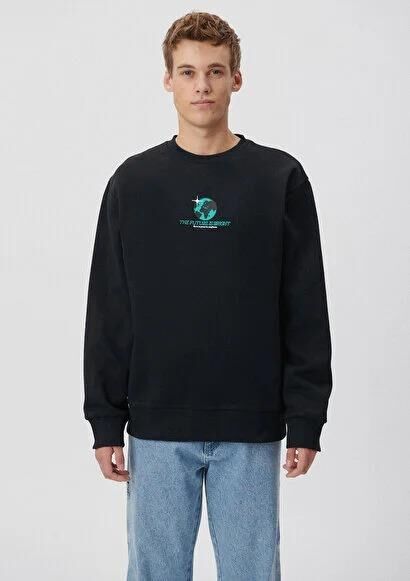 MAVİ ERKEK THE FUTURE IS BRIGHT BASKILI SWEATSHIRT 0S10038-900