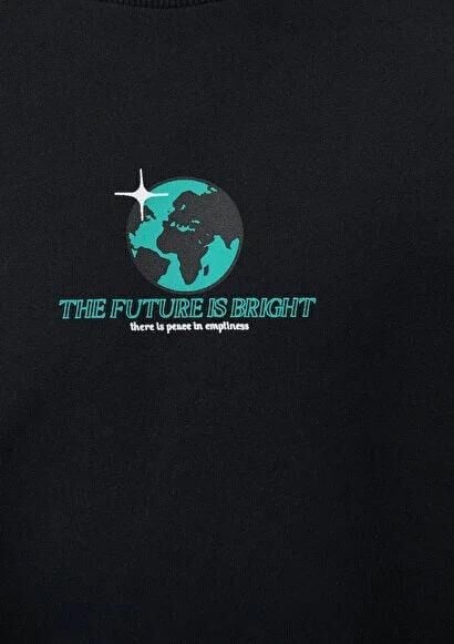 MAVİ ERKEK THE FUTURE IS BRIGHT BASKILI SWEATSHIRT 0S10038-900
