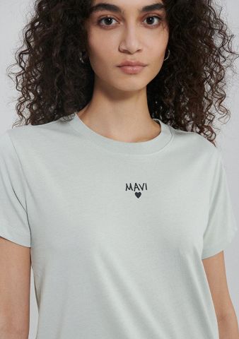 MAVİ KADIN LOGO TIŞORT Sis Yeşil 1612244-70148