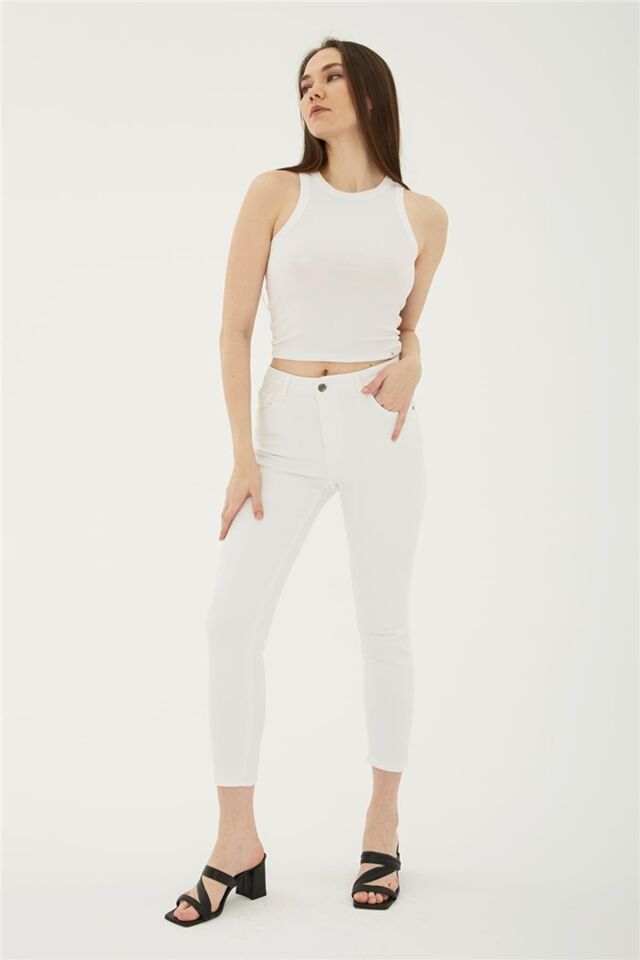 FASHION FRIENDS KADIN DENİM PANTOLON 23Y-PNT0565K1