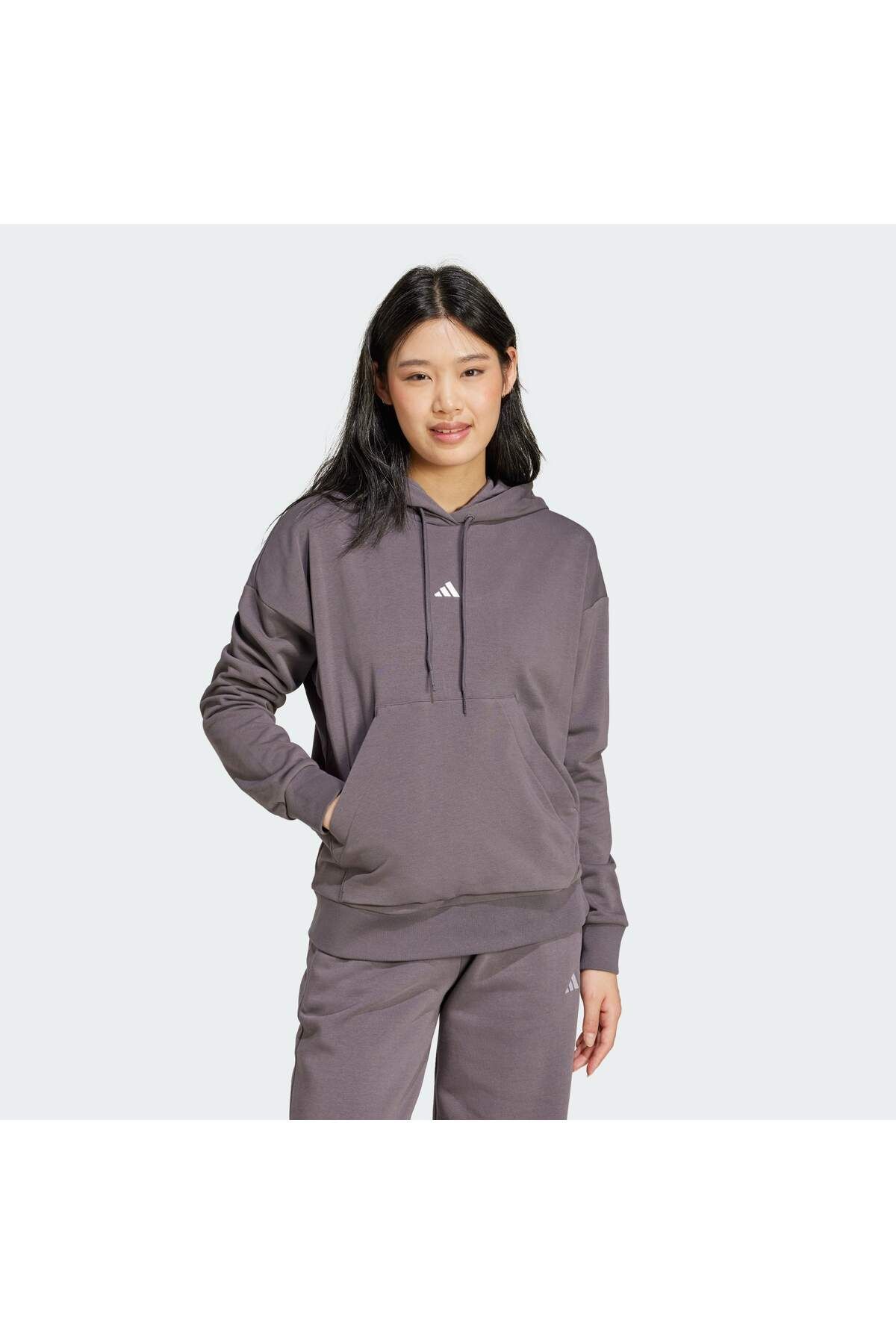 ADİDAS KADIN SWEATSHIRT W SL FT HD JD7997