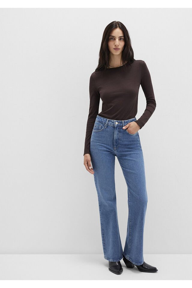 MAVİ KADIN UZUN KOLLU BASIC Black Coffee 1613619-70240