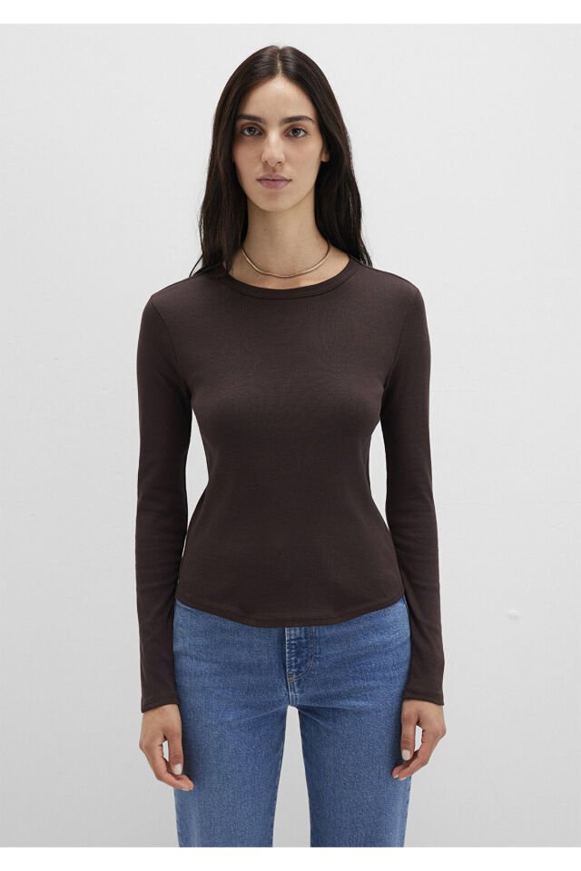 MAVİ KADIN UZUN KOLLU BASIC Black Coffee 1613619-70240