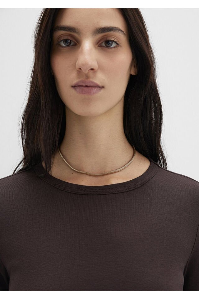 MAVİ KADIN UZUN KOLLU BASIC Black Coffee 1613619-70240