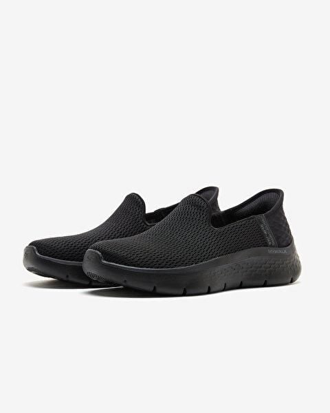 SKECHERS KADIN SİYAH GO WALK FLEX - RELISH SPOR AYAKKABI 124963 BBK