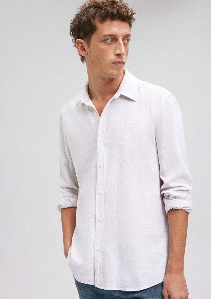 MAVİ ERKEK UZUN KOLLU GÖMLEK Uçuk bej 0210053-70004