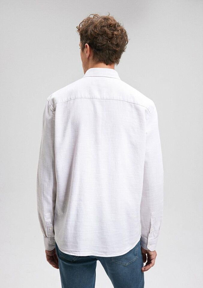 MAVİ ERKEK UZUN KOLLU GÖMLEK Uçuk bej 0210053-70004