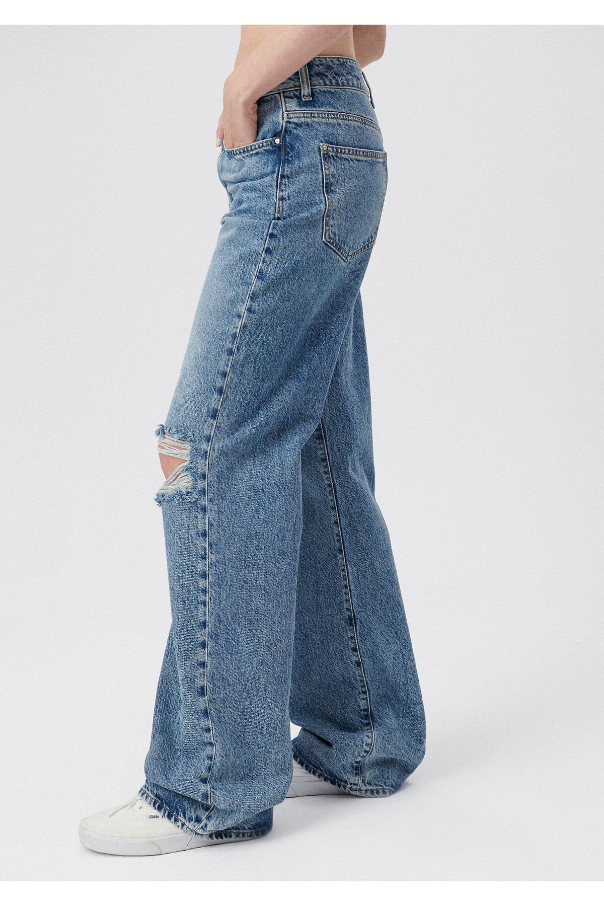 MAVİ KADIN CALIFORNIA Mid Ripped Street 1010125-85270