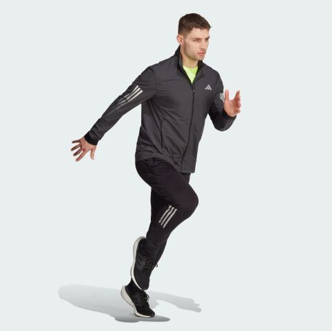 ADİDAS ERKEK EŞOFMAN ÜST RUN ICONS JKT M HZ4455 SİYAH - S