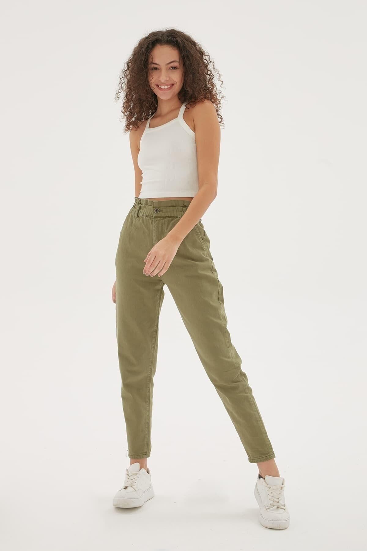FASHION FRIENDS KADIN BAGGY PANTOLON 23K0369K1