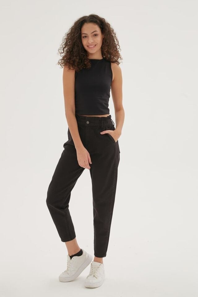 FASHION FRIENDS KADIN BAGGY PANTOLON 23K0369K1