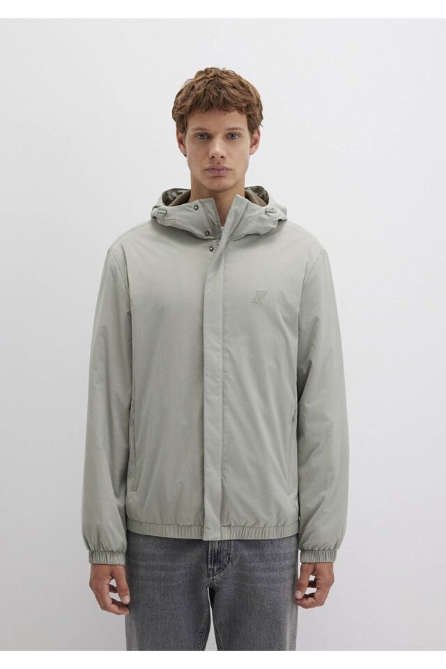 MAVİ ERKEK KAPÜŞONLU CEKET Gölge gri 0110614-71484