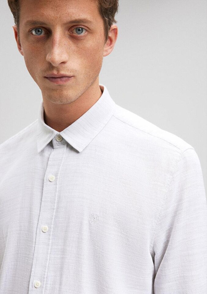 MAVİ ERKEK UZUN KOLLU GÖMLEK Zeytinyağ Yeşili 0210053-71807