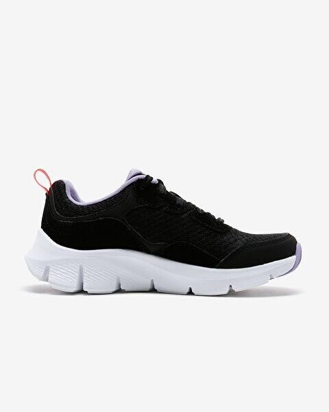 SKECHERS KADIN SİYAH/ÇOKLU FLEX COMFORT SPOR AYAKKABI 149885 BKMT