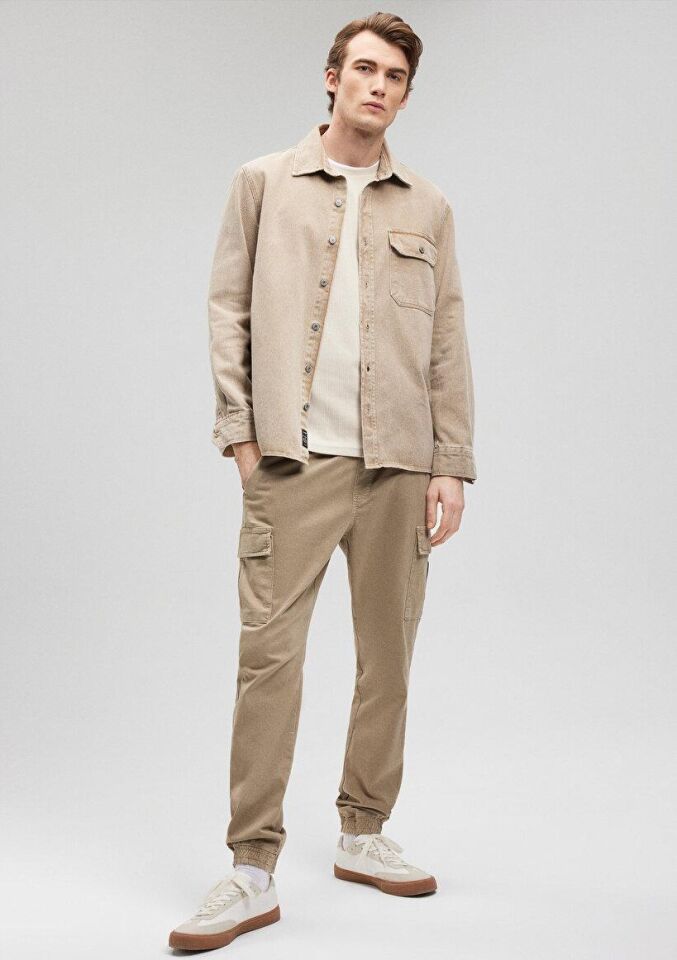 MAVİ ERKEK KARGO PANTOLON Koyu Kış Beji 000125-80062