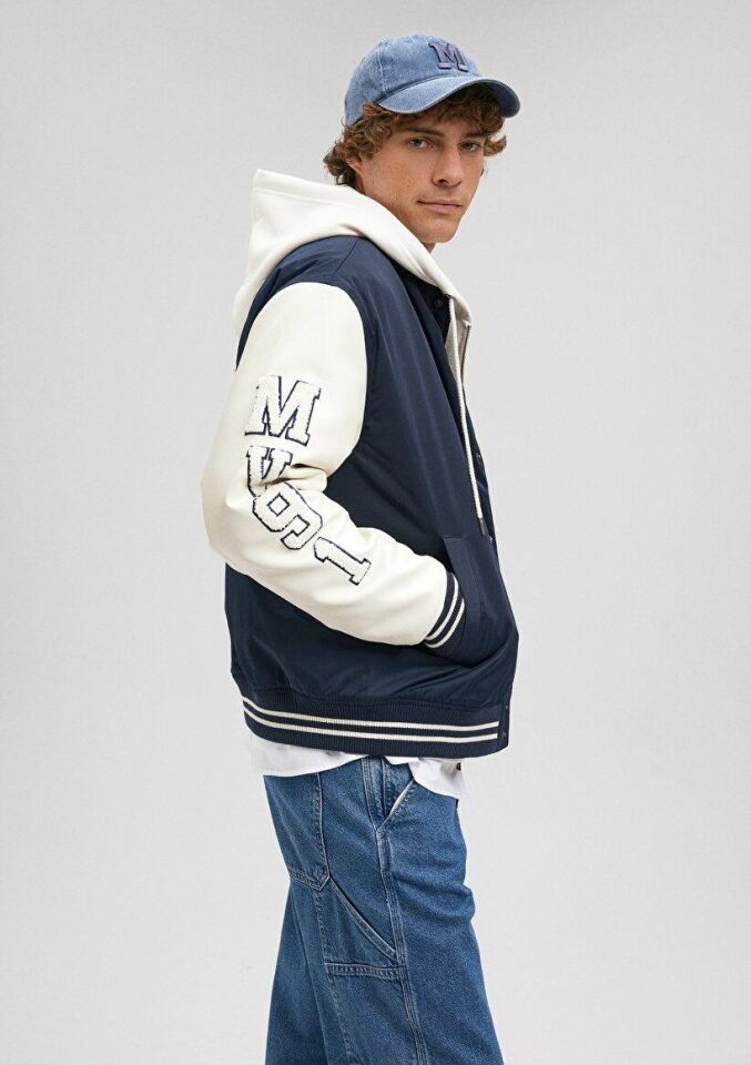 MAVİ ERKEK MAVİ SINCE 1991 BASKILI CEKET  Lacivert 0110326-70492