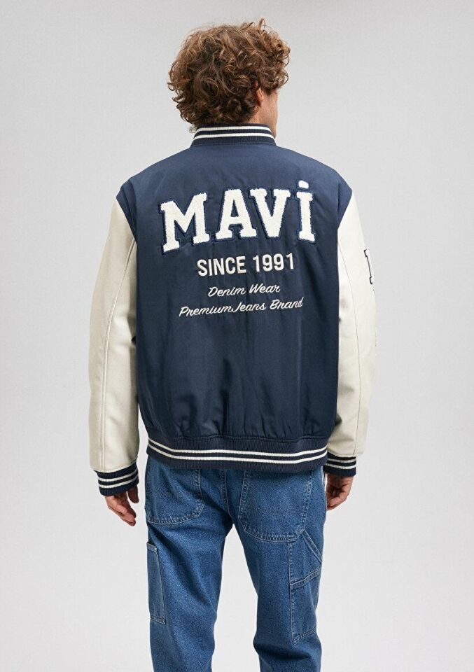 MAVİ ERKEK MAVİ SINCE 1991 BASKILI CEKET  Lacivert 0110326-70492