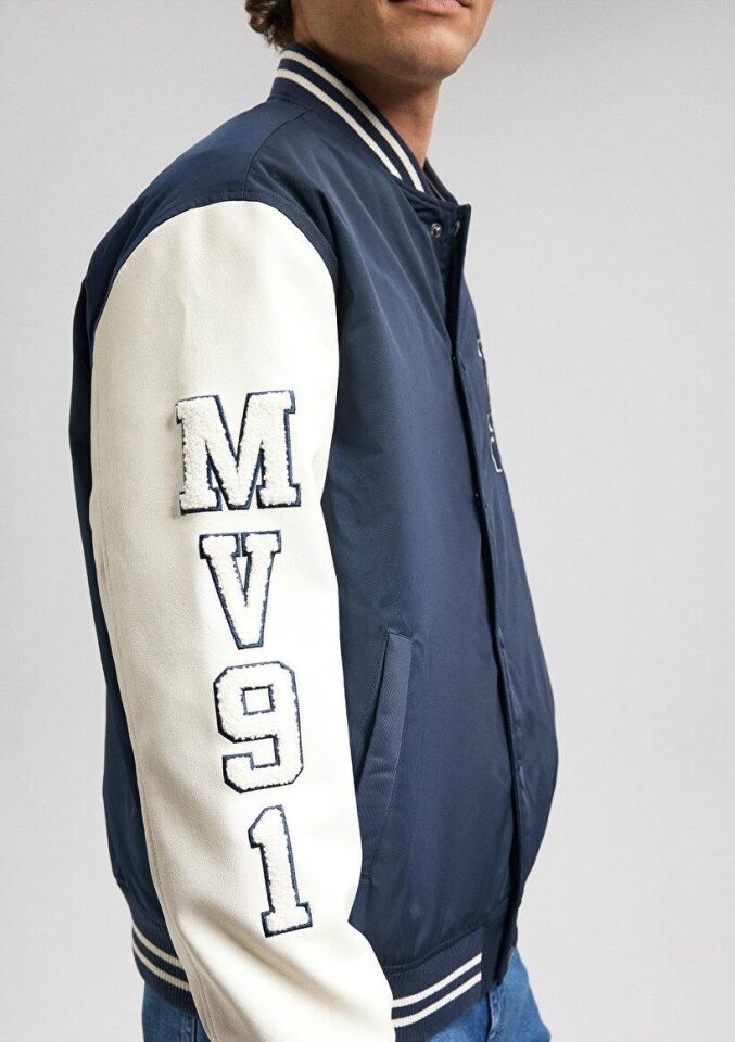 MAVİ ERKEK MAVİ SINCE 1991 BASKILI CEKET  Lacivert 0110326-70492