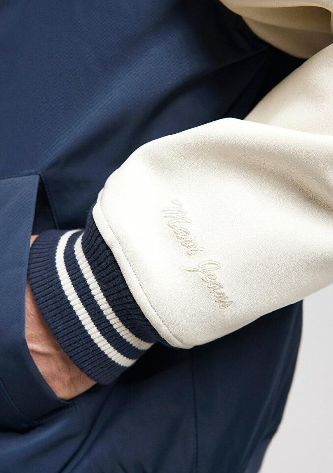 MAVİ ERKEK MAVİ SINCE 1991 BASKILI CEKET  Lacivert 0110326-70492