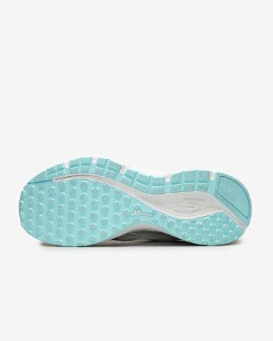 SKECHERS KADIN GRİ/TURKUAZ GO RUN CONSISTENT SPOR AYAKKABI 128075 GYTQ