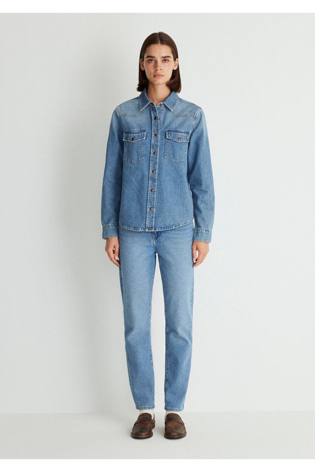 MAVİ KADIN ANGELA Mid Used Classic Denim 1210819-87754