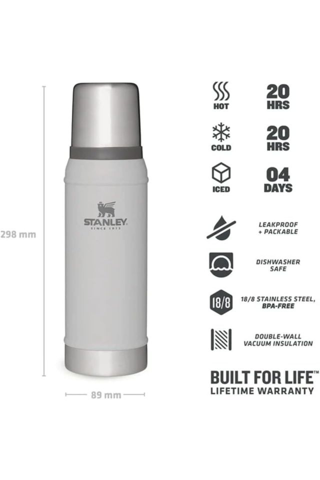 STANLEY 0.75L CLASSIC VAC BTL ASH EU-1 10-01612-062