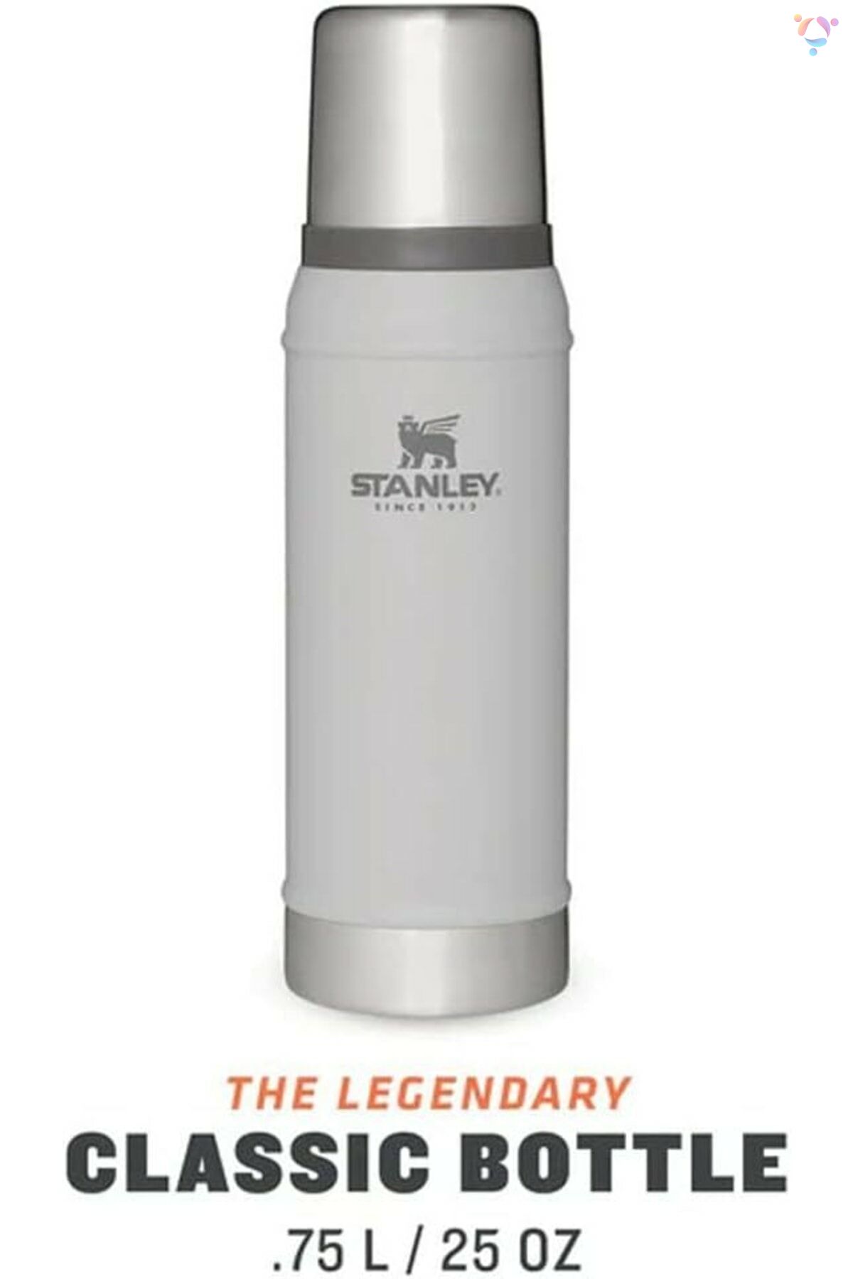 STANLEY 0.75L CLASSIC VAC BTL ASH EU-1 10-01612-062 BEYAZ - 0,75 LT
