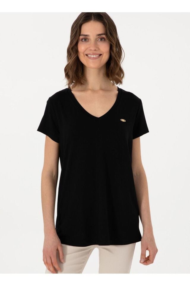 U.S. POLO ASSN. KADIN T-SHİRT G082SZ011-000-2075766