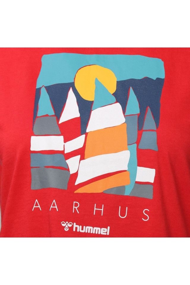 HUMMEL KADIN KISA KOL T-SHIRT MARINO T-SHIRT S/S 911519
