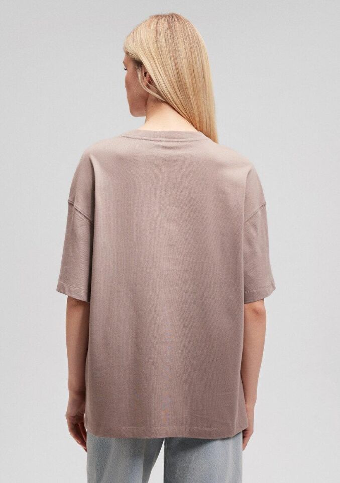 MAVİ KADIN MAVİ LOGO TİŞÖRT Ay Taşı Bej 1611592-70364