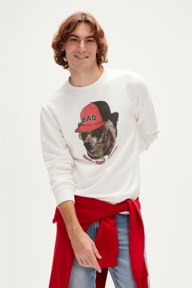 BAD BEAR ERKEK REBEL CREWNECK 23.02.12.019