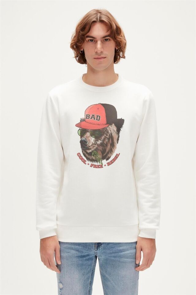 BAD BEAR ERKEK REBEL CREWNECK 23.02.12.019