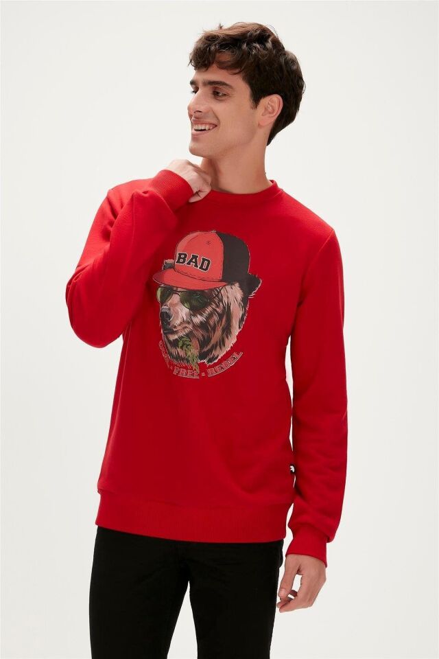 BAD BEAR ERKEK REBEL CREWNECK 23.02.12.019