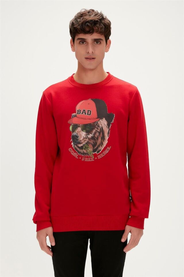 BAD BEAR ERKEK REBEL CREWNECK 23.02.12.019