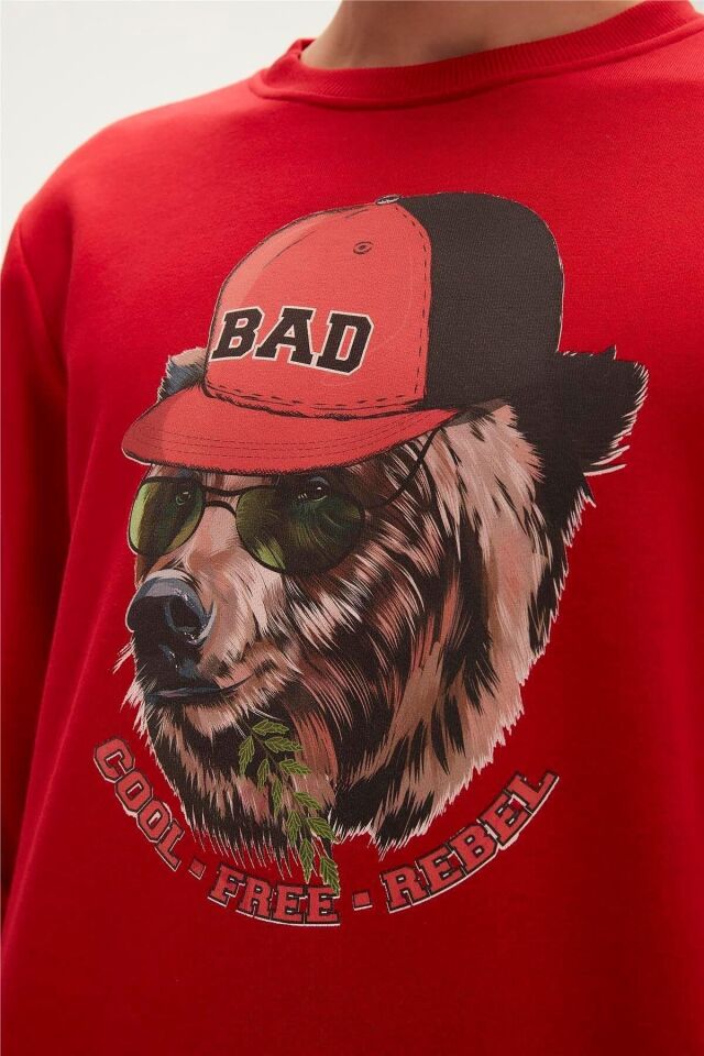 BAD BEAR ERKEK REBEL CREWNECK 23.02.12.019