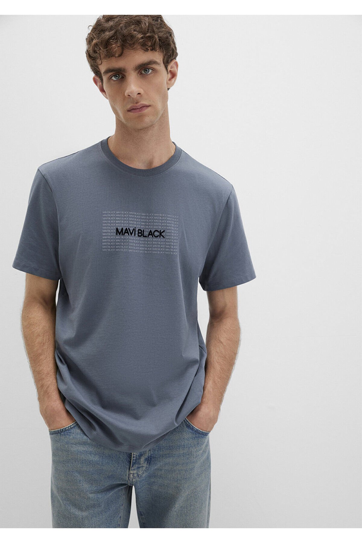 MAVİ ERKEK MAVİ BLACK TİŞÖRT Koyu Deniz Mavi 0613042-80776